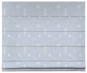 Синьо-сива детска ролетна щора 170x130 cm Magic - Yellow Tipi