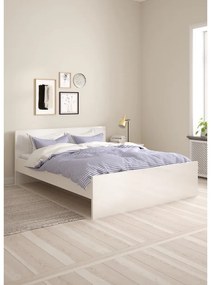 Бяло двойно легло 160x200 cm Naia – Tvilum