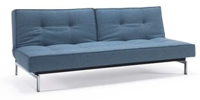 Светлосин разтегателен диван с метална основа Mixed Dance Light Blue Splitback - Innovation