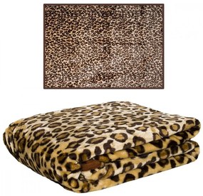 Топло одеяло с леопардов модел