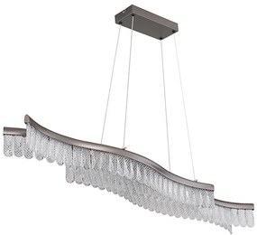 Globo 67348H - LED Пендел JULIET LED/35W/230V 3200K матов хром