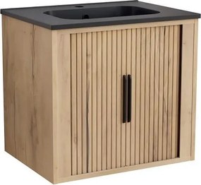 Конзолен шкаф за баня, AREZZO 6045 WOODEN, Inter Ceramic, 45х55х60см