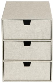 Бежова кутия за чекмеджета с 3 чекмеджета Ingrid - Bigso Box of Sweden