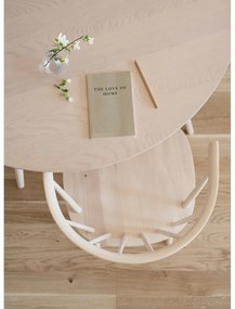 Кръгла маса за хранене с плот от дъб 115x115 cm Yumi - Rowico