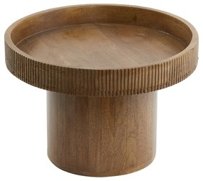 Кръгла странична масичка от масивно манго ø 50 cm Kalomo – Light &amp; Living