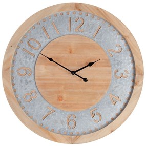 Стенен часовник Естествен Cмърч 60 x 4,5 x 60 cm