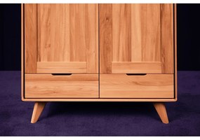 Гардероб от букова дървесина 90x180 cm Greg - The Beds