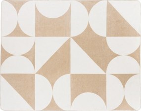 Бежово/кремаво одеяло 150x200 cm Tul – noo.ma