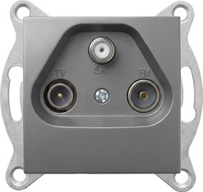 Розетка RTV-SAT OSTE JNH011-A GREY
