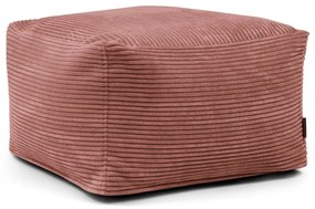 Пуф от рипсено кадифе в тухлен цвят Softbox MooG – SLOWDOWN