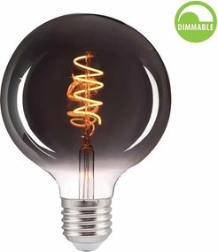 LED крушка VIVALUX FLICK SMOKE LED, ø95, 4W, E27, 1800К