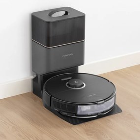 Прахосмукачка робот Roborock S8 Plus Schwarz S8P52-00, 69W, 5200 mAh, 6000Pa, Моп, LiDAR картографиране, 750 мл, 4 сензора, Автономност до 180 мин, Черен