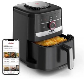 Черен фритюрник с горещ въздух Easy Fry EY5728E1 – Tefal