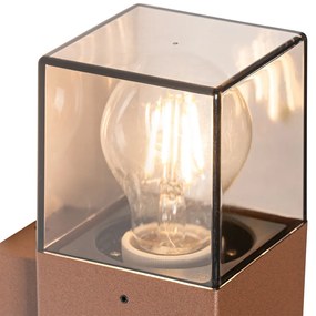 Индустриален външен стенен аплик ръждяво кафяв IP44 - Denmark