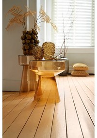 Стъклена кръгла странична масичка ø 37 cm Dakwa – Light &amp; Living