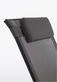 Антрацитен метален градински стол Ercolano – Bizzotto