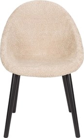 Бежов тапициран трапезен стол Fenna – Dutchbone