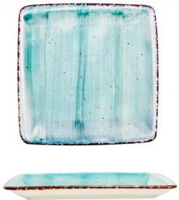 Gural Porselen - Turquoise Квадратна чиния 19x19cm. (NBNORD19X19DU50TM)