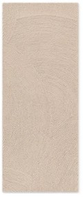 Бежова ръчно изработена вълнена пътека 80x300 cm Eleni Light Beige – Hanse Home