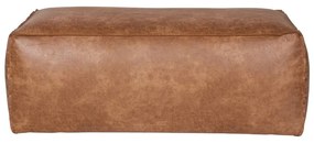 Табуретка от изкуствена кожа в цвят кафяв коняк Rodeo – WOOOD