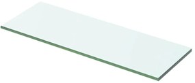 243817 vidaXL Плоча за рафт, прозрачно стъкло, 50 x 12 см