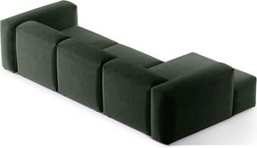 Зелен ъглов диван (ляв ъгъл) Bergamo – Cosmopolitan Design