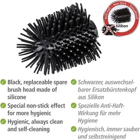 Сменяема силиконова четка за тоалетна, ø 7,5 cm - Wenko