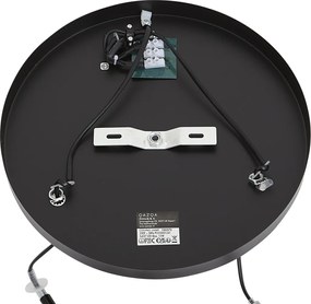 Модерна таванна лампа черна 3-светлина - Facil