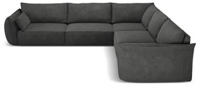 Сив ъглов диван (променлив) Vanda - Mazzini Sofas