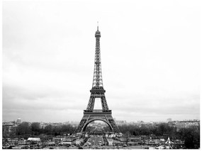 тапет - Париж: черно-бяла фотография 400x309