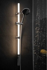 Стенна душ релса в сребрист цвят 74 cm LED – Wenko