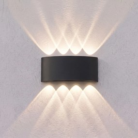 Фасадна лампа Аплик LED JNH041-8G Black
