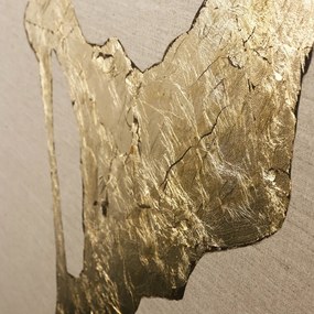 Ръчно рисувана картина 90x120 cm Wild Horizon Gold – Malerifabrikken