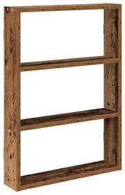 860056 vidaXL стенна етажерка от старо дърво 43x9x60 cm Инженерна дървесина