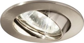 Ideal Lux - Вградено осветително тяло SWING 1xGU10/28W/230V Ø 8,2 см матов хром