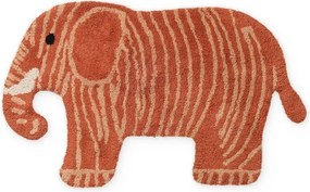Теракотен памучен детски килим подходящ за пране/ръчно изработен 75x120 cm Snuggle Elodie – Hanse Home