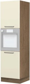 Висок подов шкаф за фурна Modena K21-60-2KR-Fusiko dark - Beige