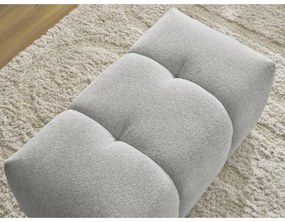 Светлосива шенилова табуретка Roxelane – Bobochic Paris