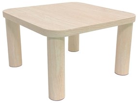 Бежова масичка за кафе от декор от мрамор 60x60 cm Solano – Actona