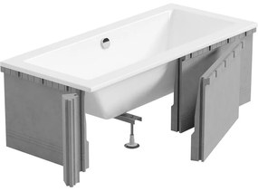 Mexen X-ST стиропорен корпус за правоъгълна вана 120-150 x 70-90 см, бял - 55020-00