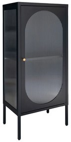 Черна метална витрина 50x110 cm Adelaide - House Nordic