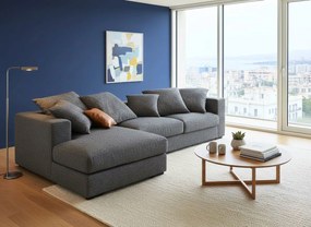 Ъгъл диван Pilo-Customizable-245φ 165β cm.-Gray (Star4617)