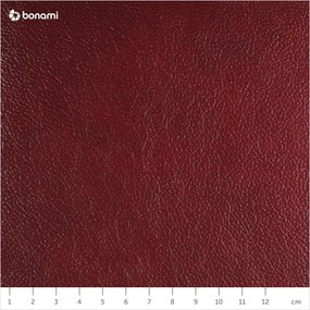 Червен кожен фотьойл Norwin - Max Winzer