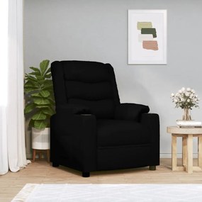 3143449 vidaXL Електрически наклоняем стол, черен, изкуствена кожа
