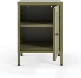 Зелено нощно шкафче Fayna – Marckeric