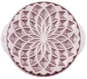 Форма за печене Dr.Oetker Mandala 2557, 26 см, Кръгла, Алуминиева отливка, Розово злато