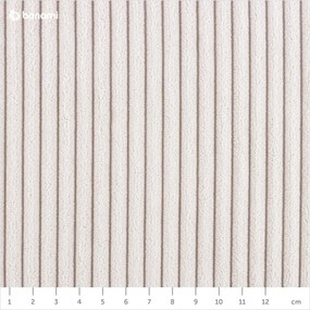 Бежов сгъваем ъглов диван от рипсено кадифе (ляв ъгъл/"U" форма) Tori – Bonami Selection