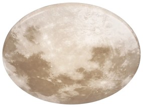 Сива LED детска лампа за таван ø 37 cm Moonika – Trio