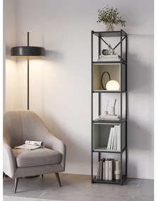 Зелено-черна библиотека 36x179 cm Anya – Marckeric