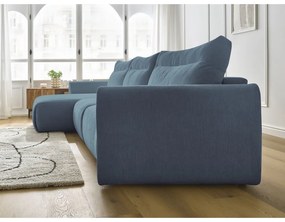 Син ъглов диван Aden – Bobochic Paris